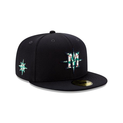Seattle Mariners Gorra | New Era MLB 2021 Spring Training 59fifty Fitted Cap Mexico - Azules